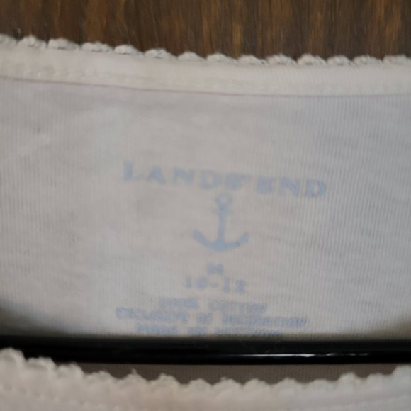 HTF Lands End Paris Macaroon Candy Cupcakes Girls Long Sleeve Graphic Tee Sz M - Picture 14 of 15